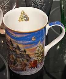 Kubek świąteczny nowy Cermani porcelanowy