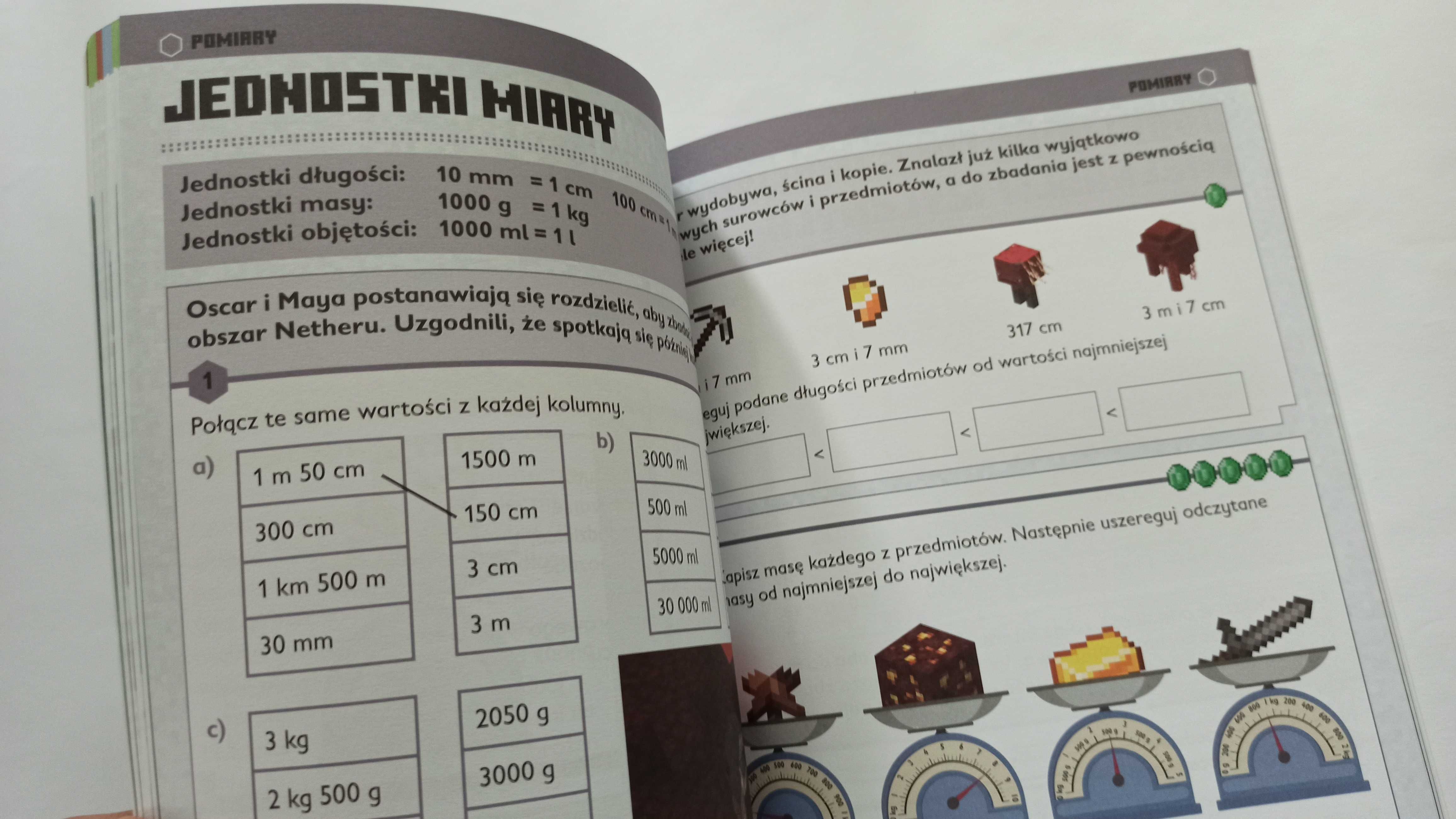 Minecraft – Matematyka Mega Zadania (wiek 9+) – NOWA książeczka