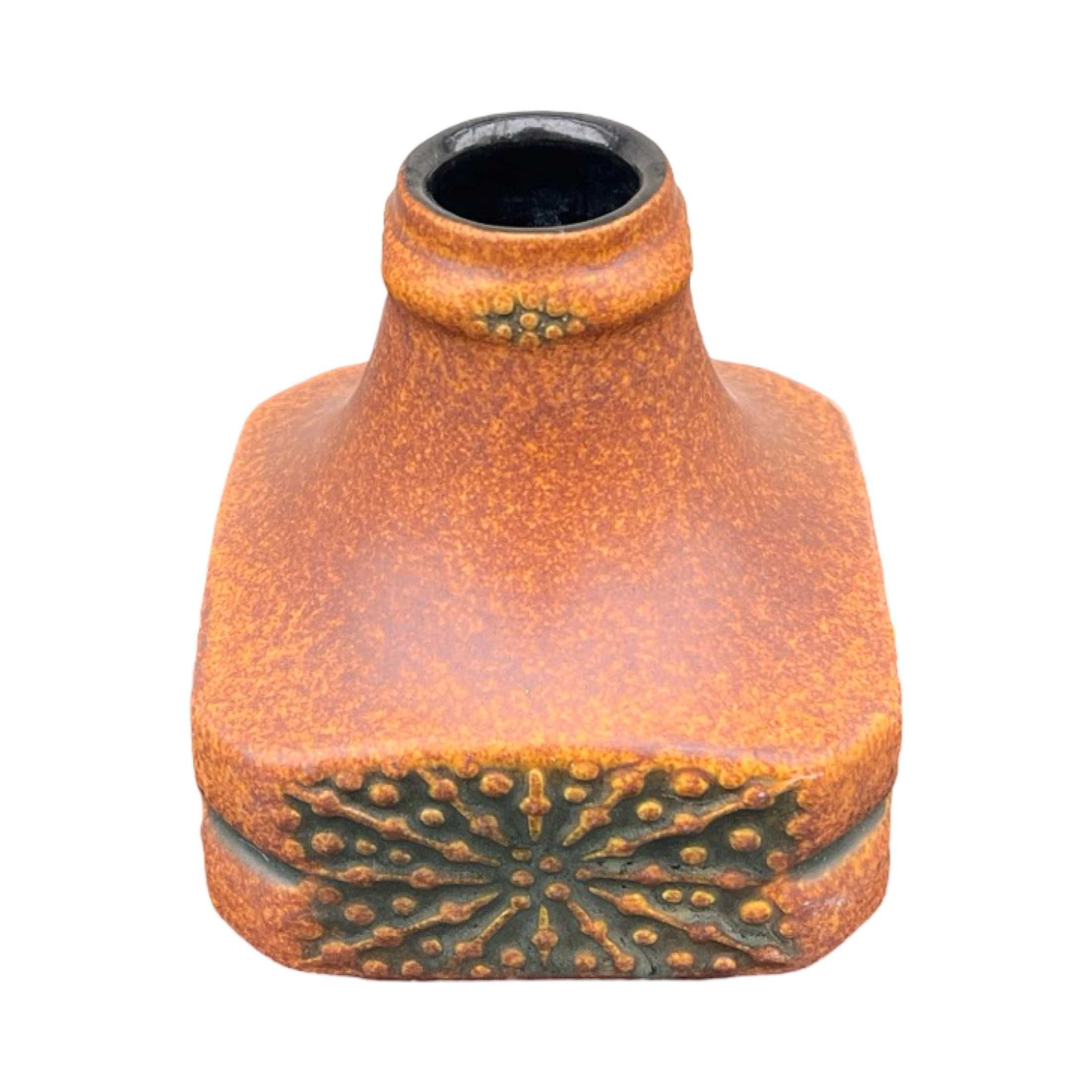 Wazon ceramiczny w stylu op-art Fohr Keramik, Niemcy, lata 70.
