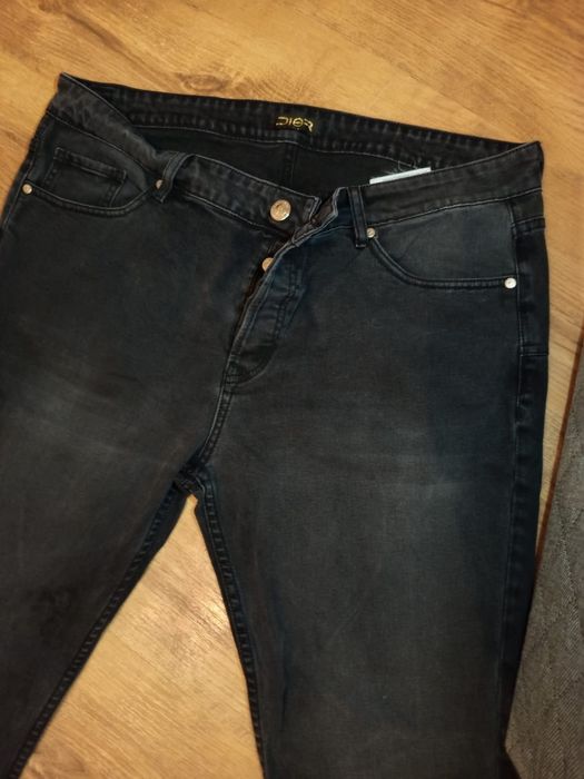Dior oryginalne slim stretch jeans męskie jak nowe