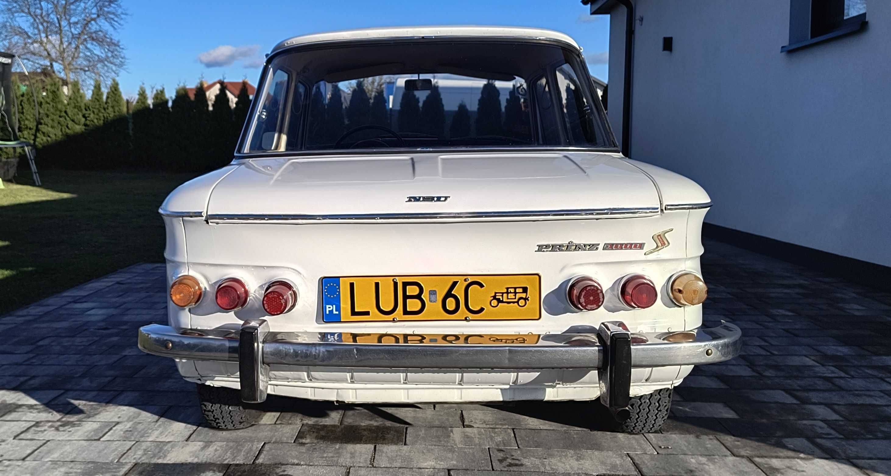 NSU Prinz 1000S zabytek 1967 r.
