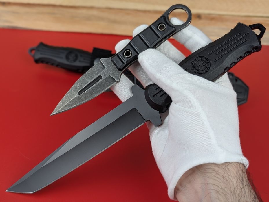 Тактичні ножі. Нож танто и метательный в одном чехле