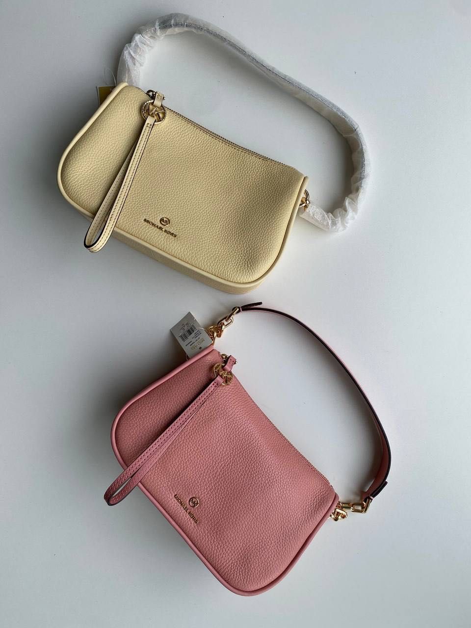 Оригинал 100% / Кожаная сумка багет Michael Kors