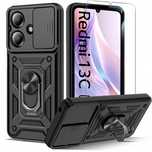 Etui Pancerne do Xiaomi Redmi 13C 5G +  4szt Szkła Hartowane