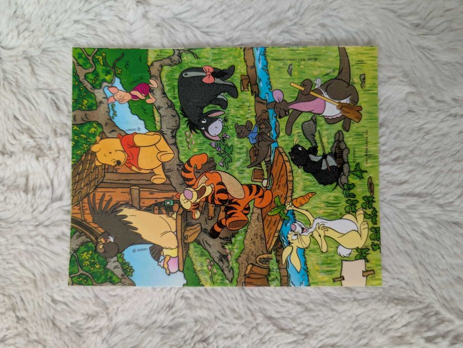 Arkusz naklejek Hallmark Disney Kubuś Puchatek Winnie The Pooh