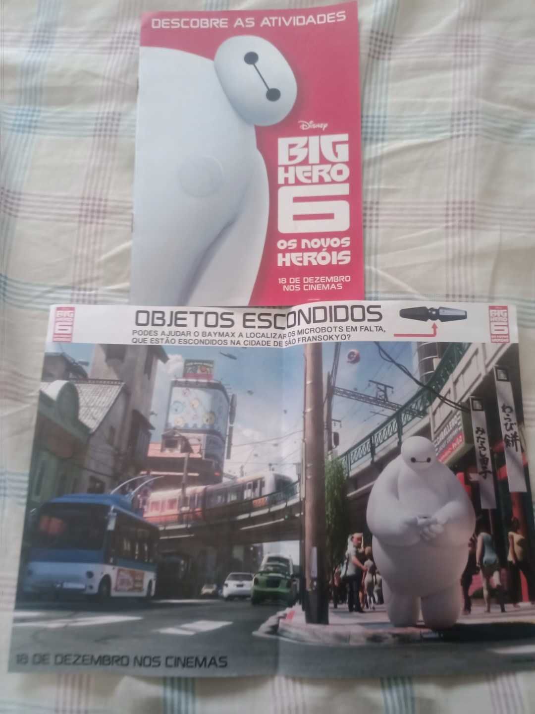 Revista de atividades Big Hero 6