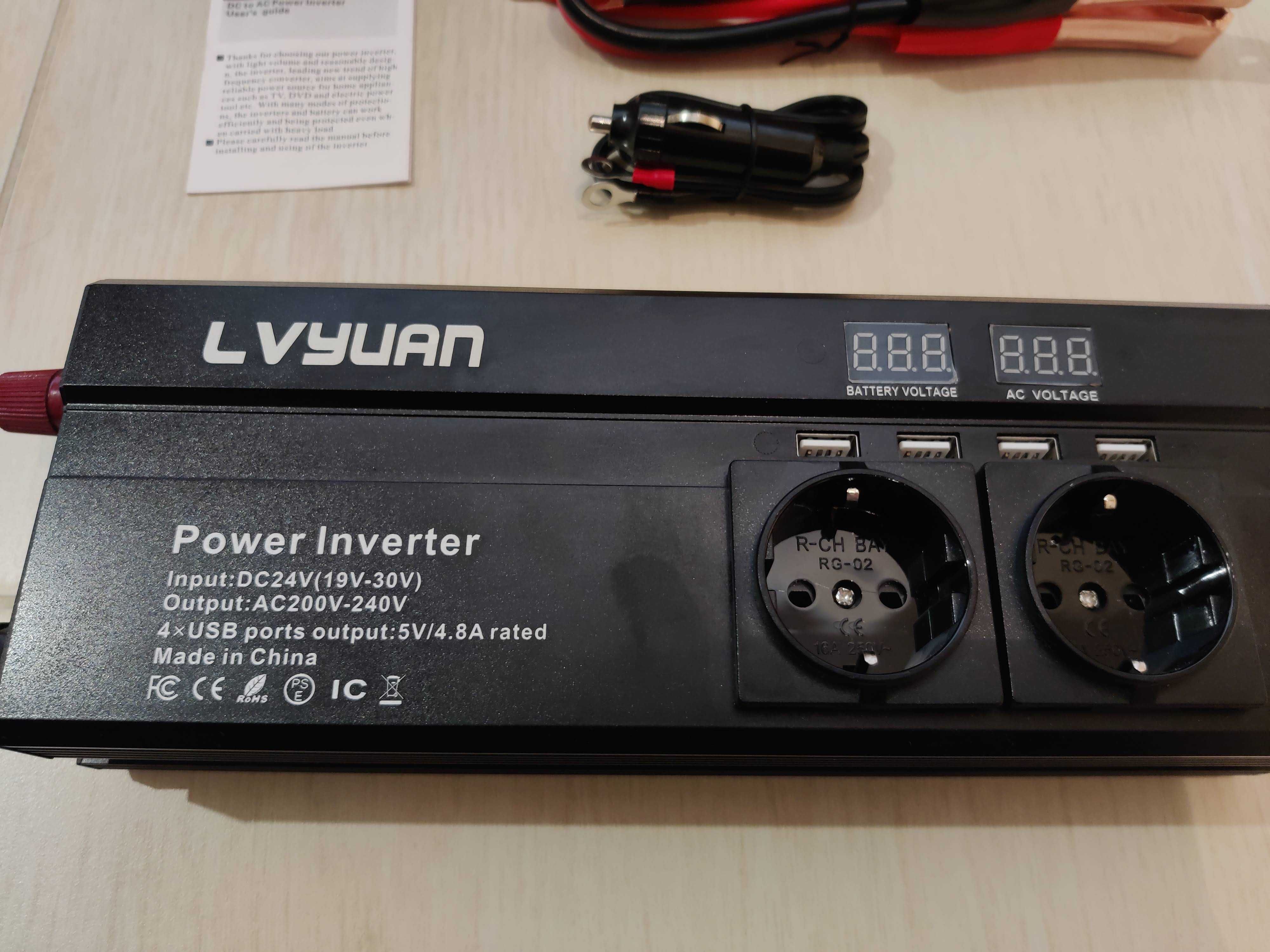 [NOVO] Inversor / Conversor 6000W [12V/24V para 220V] Transformador