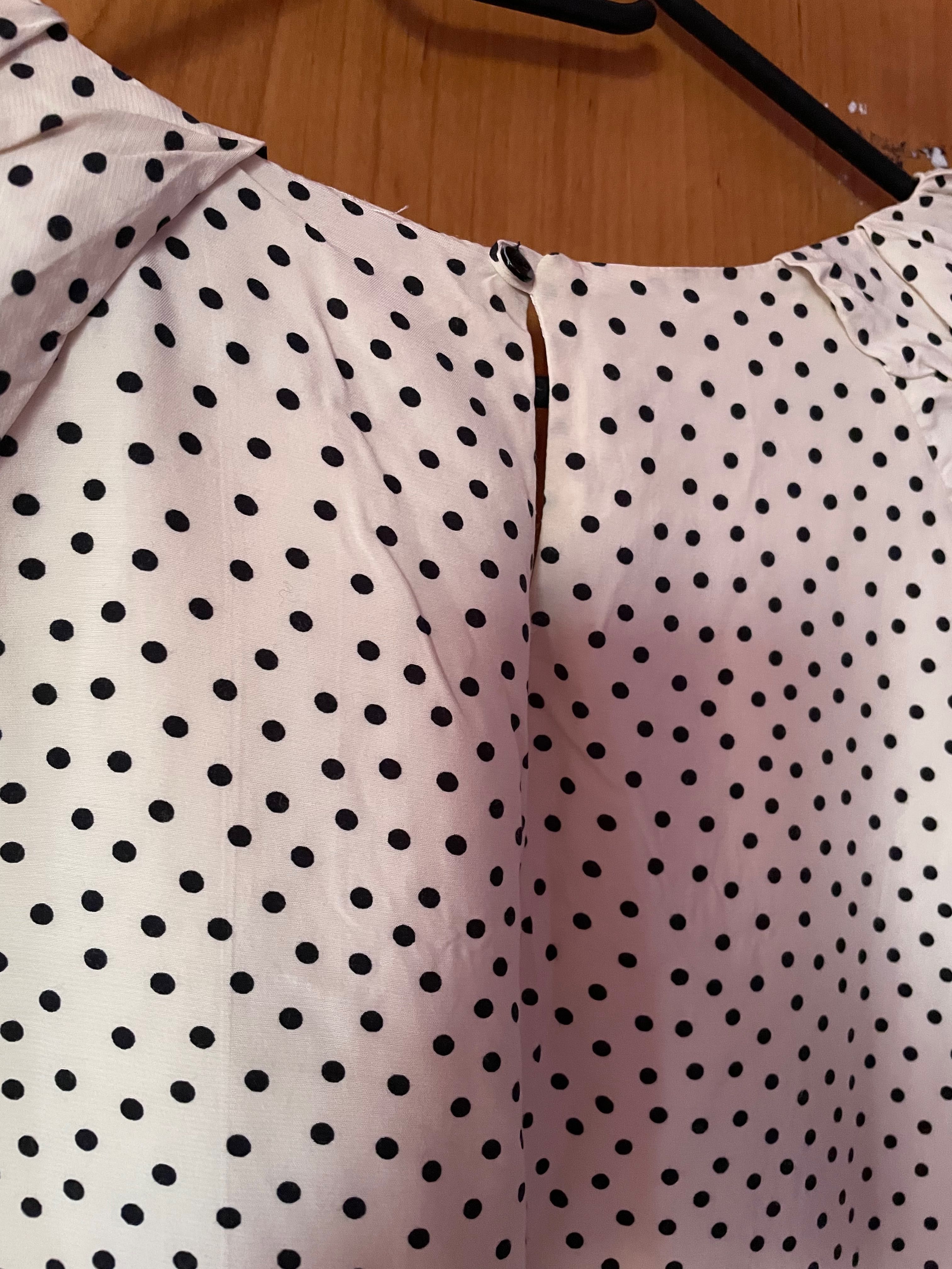 Sprzedam sukienkę w grochy jak nowa M Zara basic