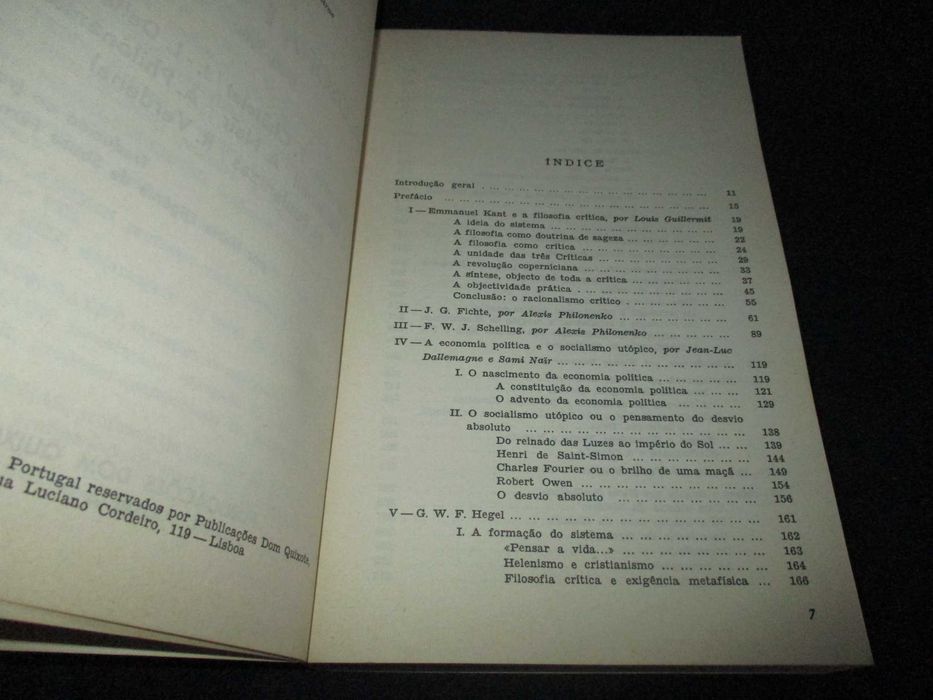 Livro A Filosofia e a História 1780 a 1880 História da Filosofia