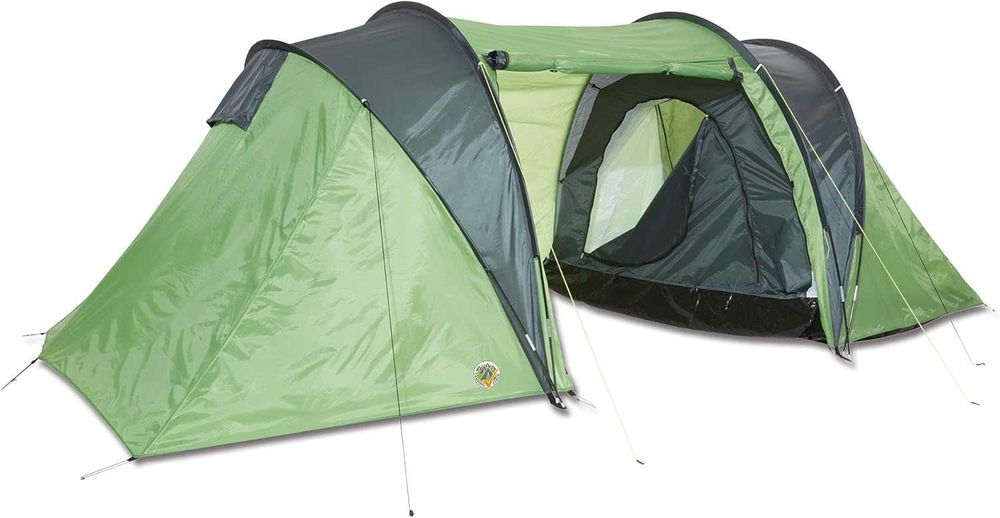 Happy People Unisex –  namiot tunelowy, zielony/szary, 300 x 400 cm