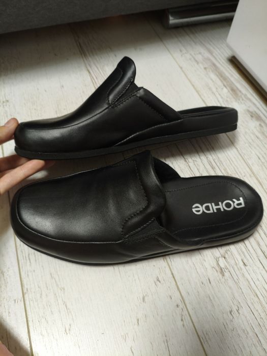 Тапки Іnblu фабрика фетр/кожа распродажа женские/мужские/тапки чоловіч