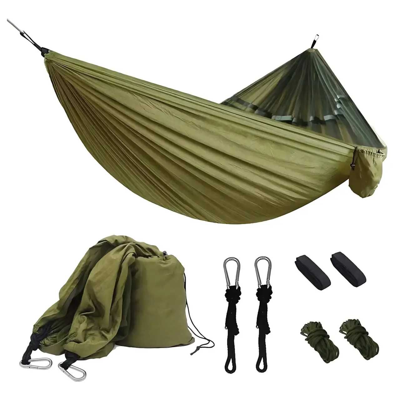 Туристический гамак с москитной сеткой Hammock With Net ARMY