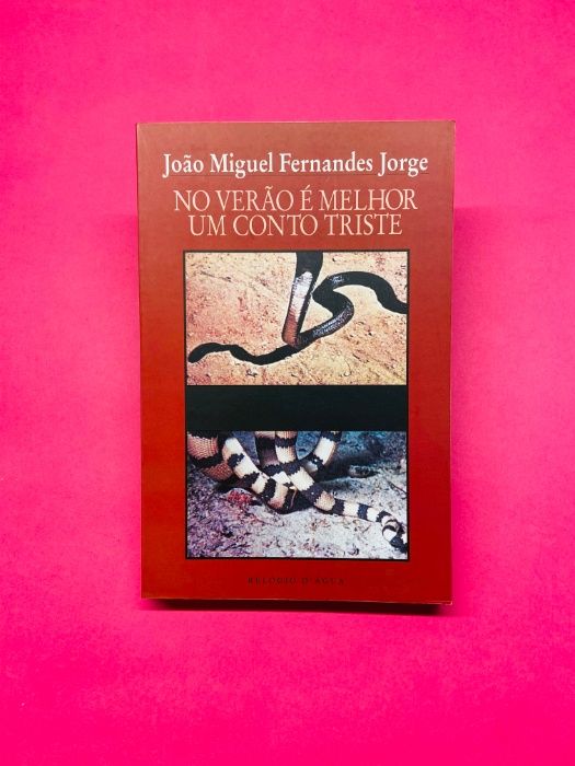 No Verão é Melhor um Conto Triste - João Miguel Fernandes Jorge