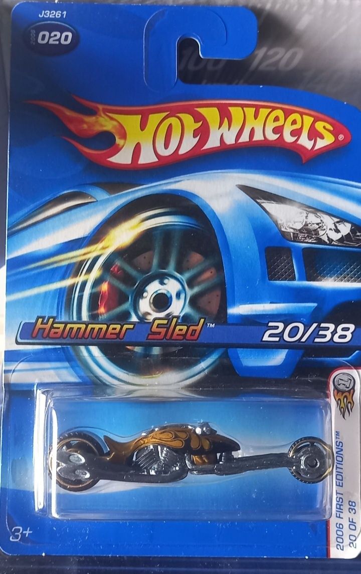 Conjunto 3 - Hammer Sled hot wheels