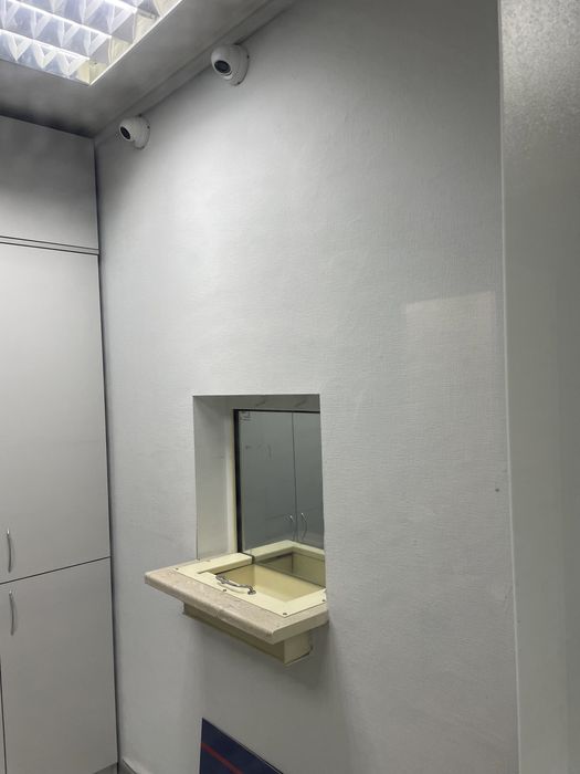 Віконний касовий блок, касова перегородка, вікно броньоване кулетривке