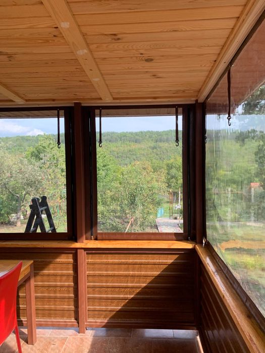 ПВХ штори для альтанки , М'які вікна для тераси .