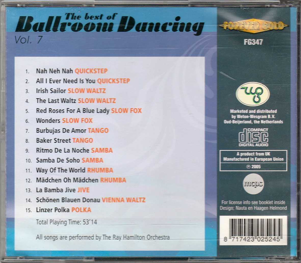 CD The Best Of Ballroom Dancing - Vol.7