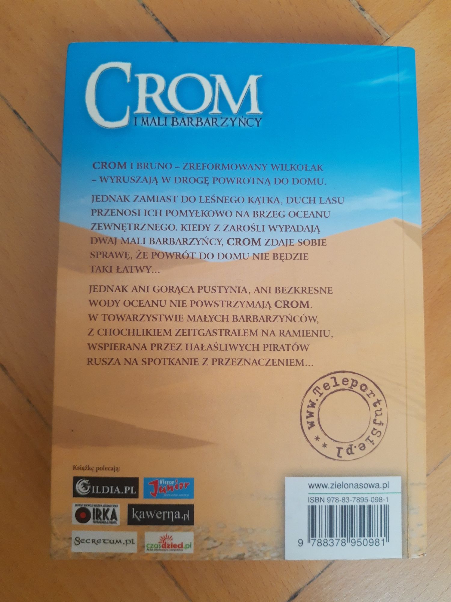 Crom i mali barbarzyńcy Krzysztof Stelmarczyk wyd. Zielona Sowa