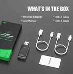 Bezprzewodowy adapter CarPlay USB-A do iPhone'a USB klucz samochodowy