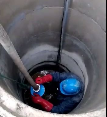 Pogłębianie studni Czyszczenie Odmulanie do 35m Głębinówka w studni