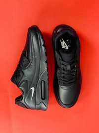 Мужские кожаные кросовки Nike Air Max 90 Весна Лето 2024 Красовки Найк