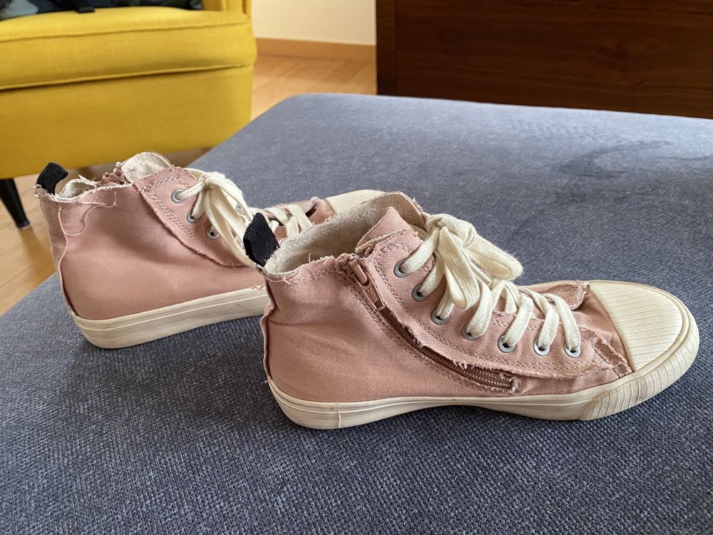 Tenis bota Zara rosa