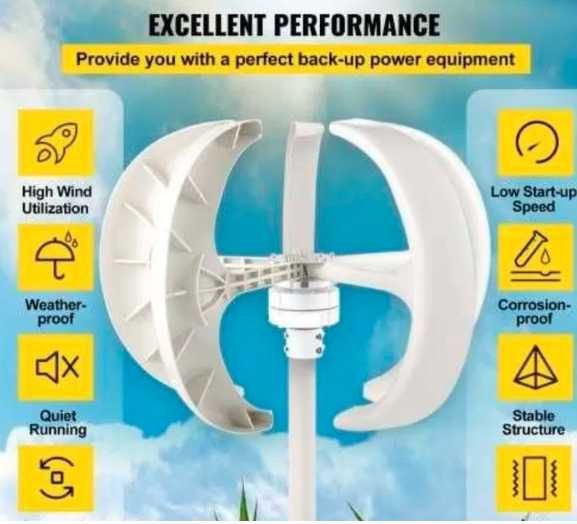Gerador eólico 600w