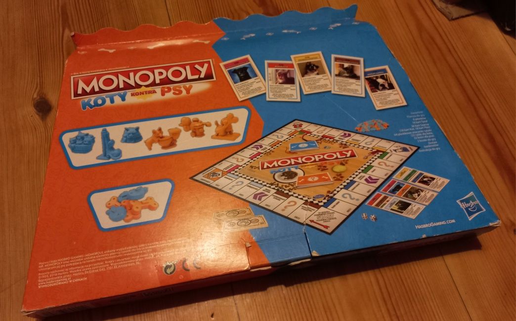 Monopoly Koty kontra Psy - gra planszowa Hasbro