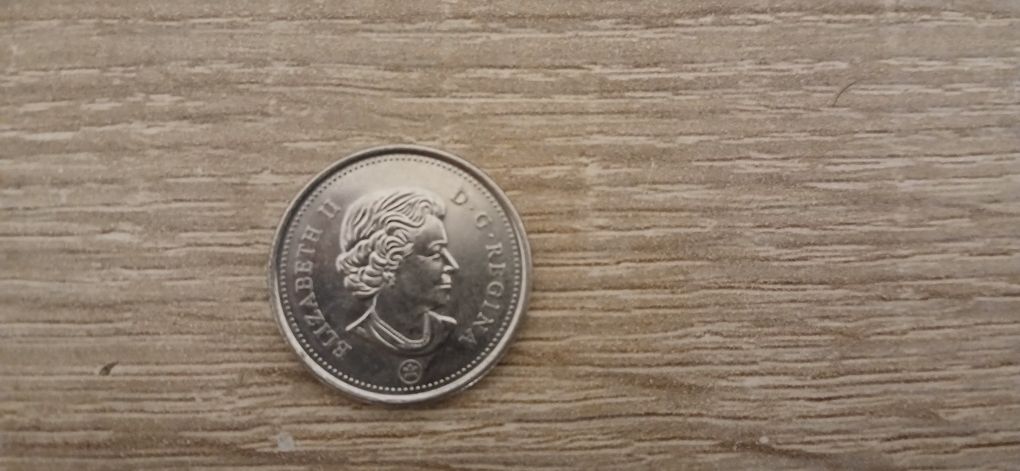 25 cents canada "2015" otimo estado
