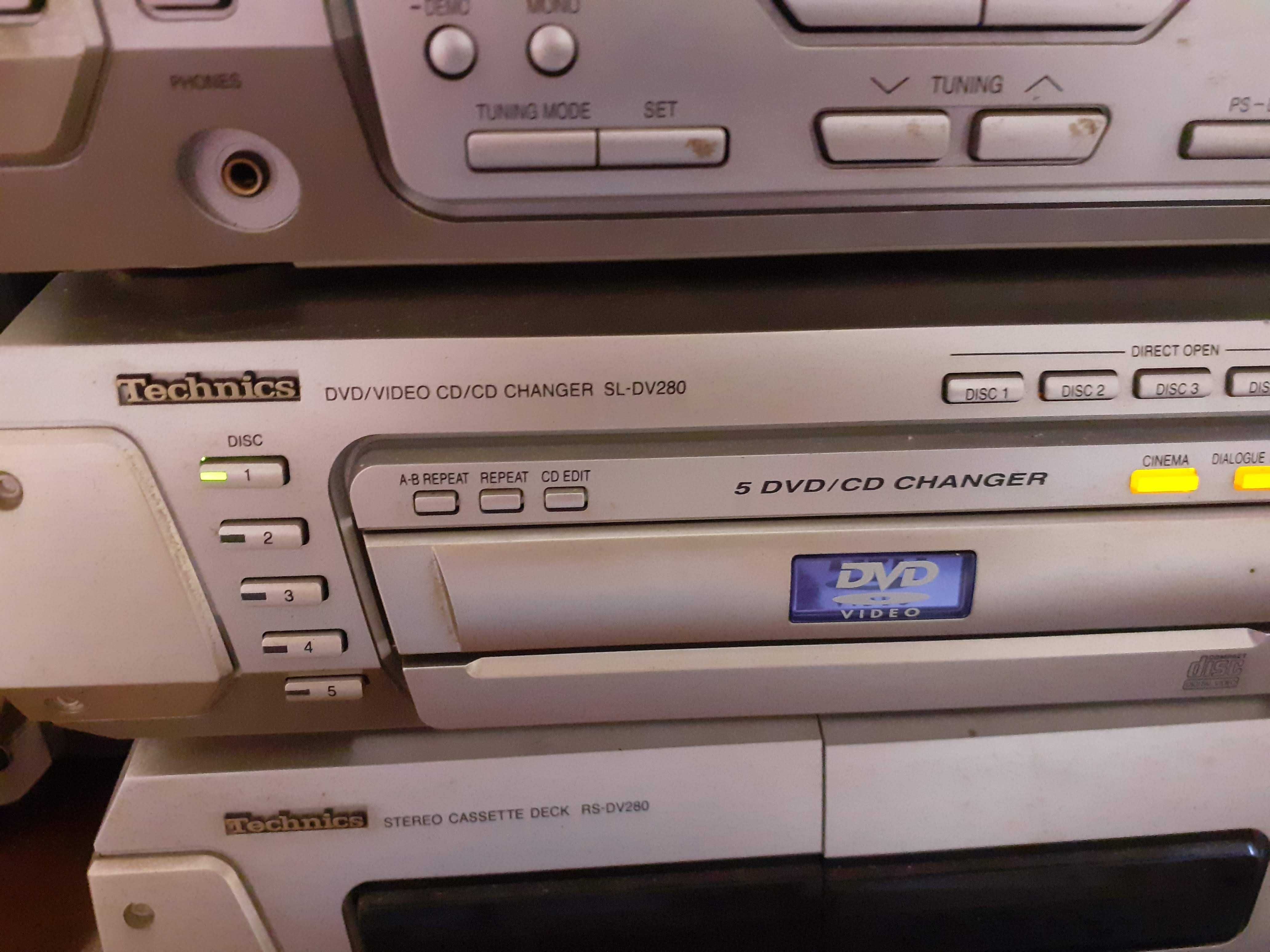 Aparelhagem DVD Surround Technics SL-DV280