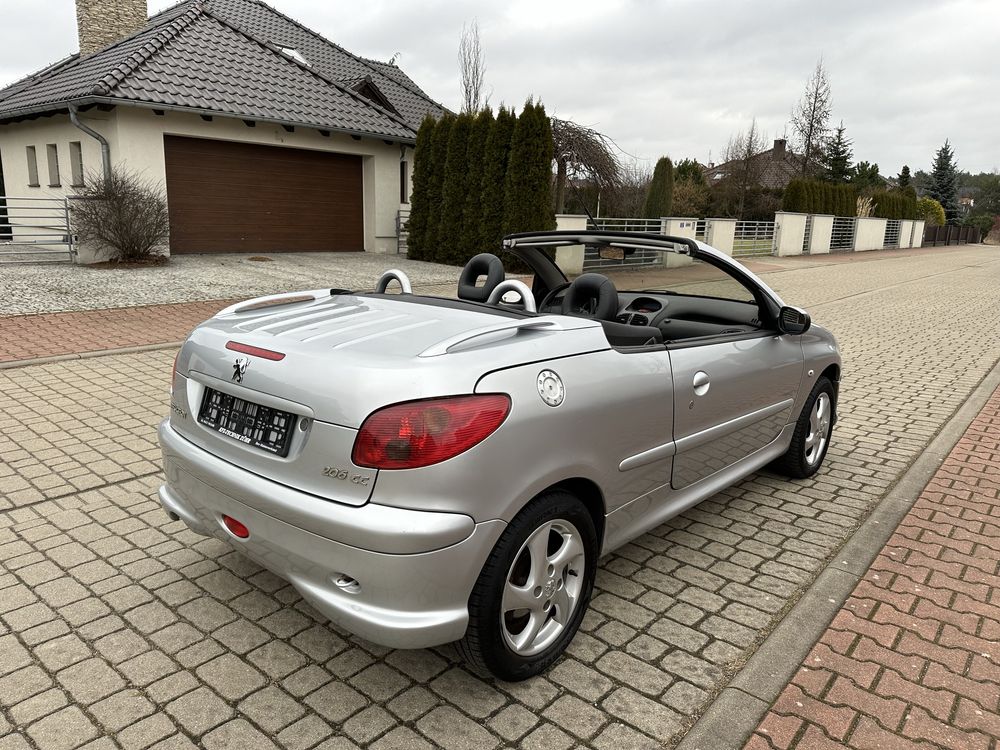 Peugeot 206 cc 1.6 Benzyna Kabrio Klimatronik Skóra