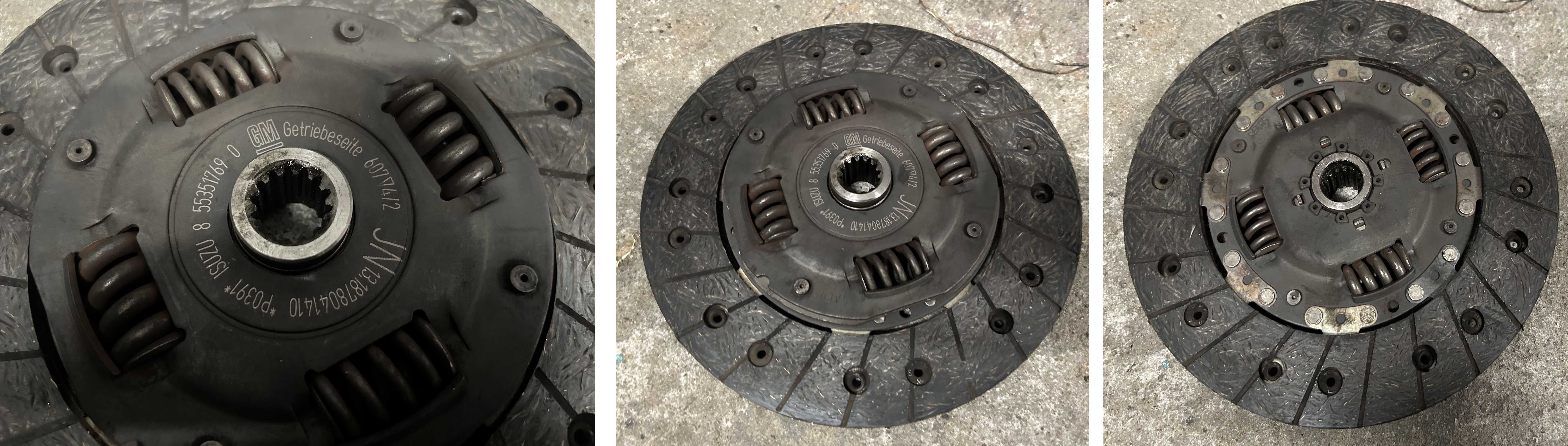 Sprzęgło Opel Meriva A 1.7 DTI Isuzu Y17DT F17C394, 03-05