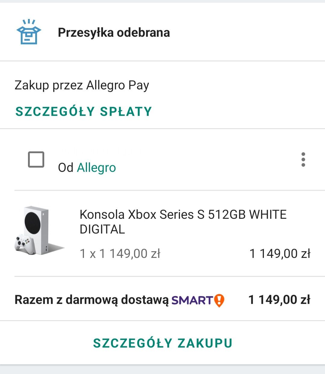 Konsola XBOX Series S 512GB White Digital IDEAŁ jak nowa