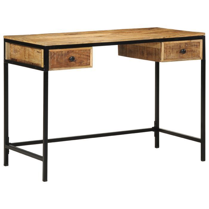 Vidaxl Biurko 105X50X75 Cm Lite Drewno Mango