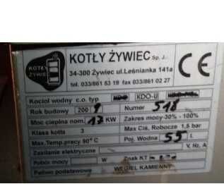 Ruszt pionowy do kotła CO Żywiec