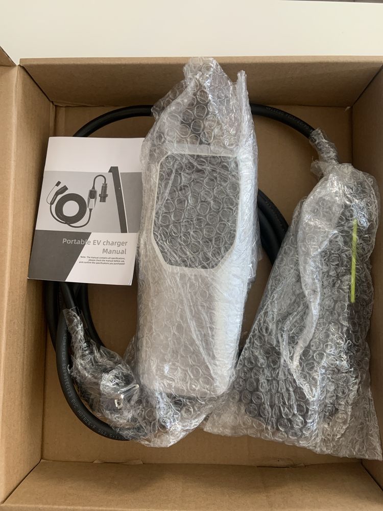Przenośna ładowarka do aut ev z usa typ 1 type1 wallbox 230V max 16A