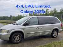 4x4! GAZ! Chrysler Grand Voyager 3.3 Limited, Skóra