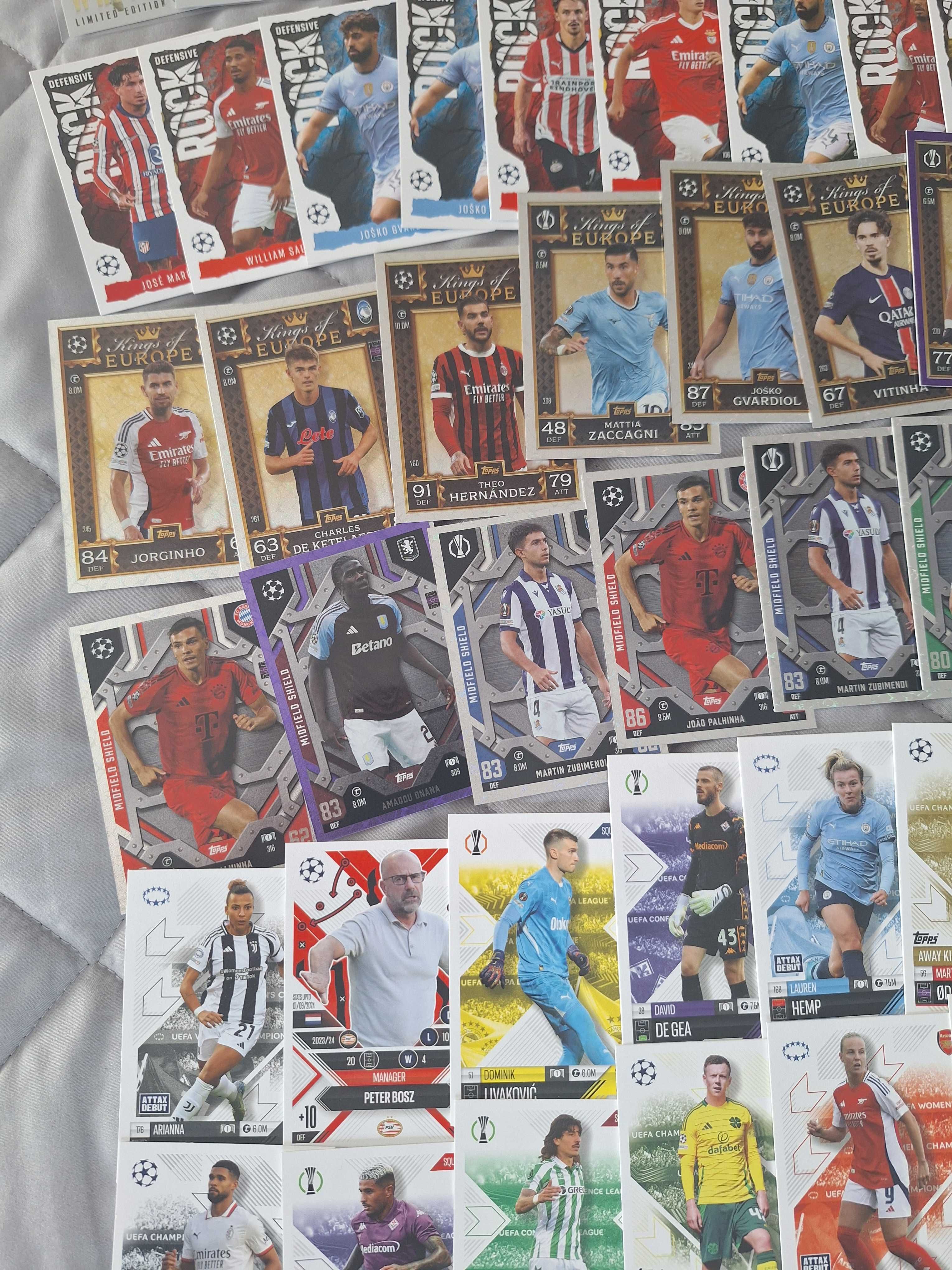 Karty Topps Match Attax extra 2024/2025 różne,crowd, x faktor, limited