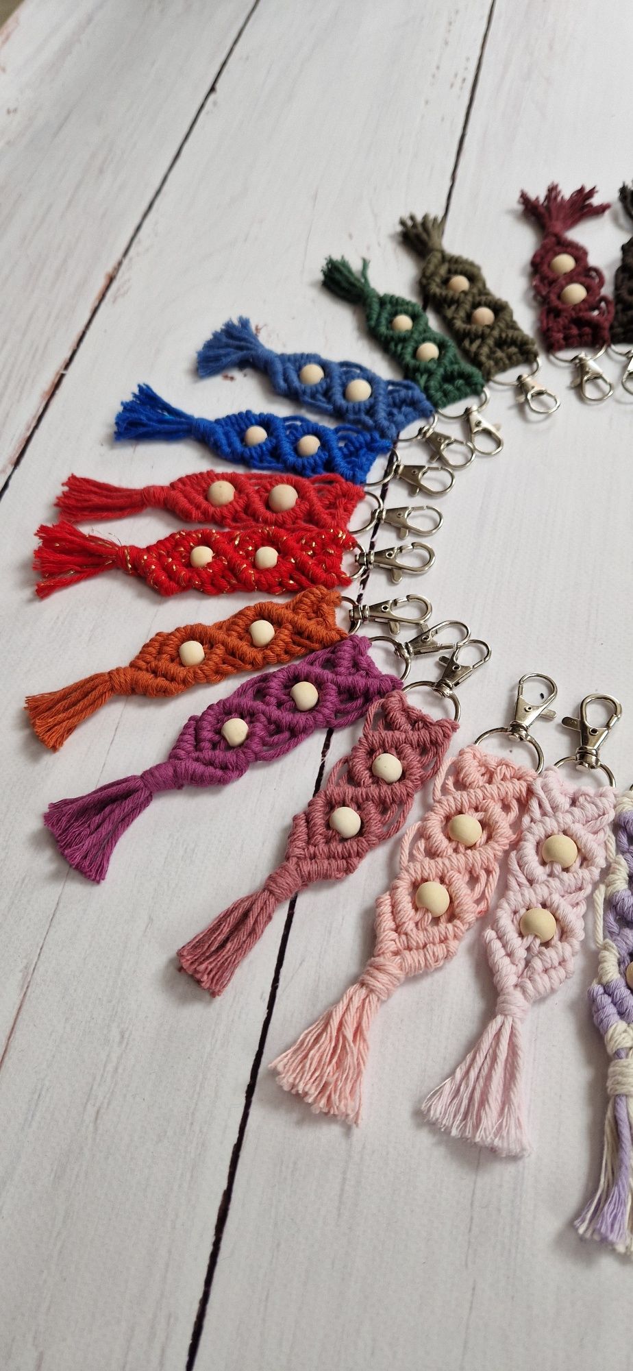 Breloczki handmade rękodzieło  w stylu boho