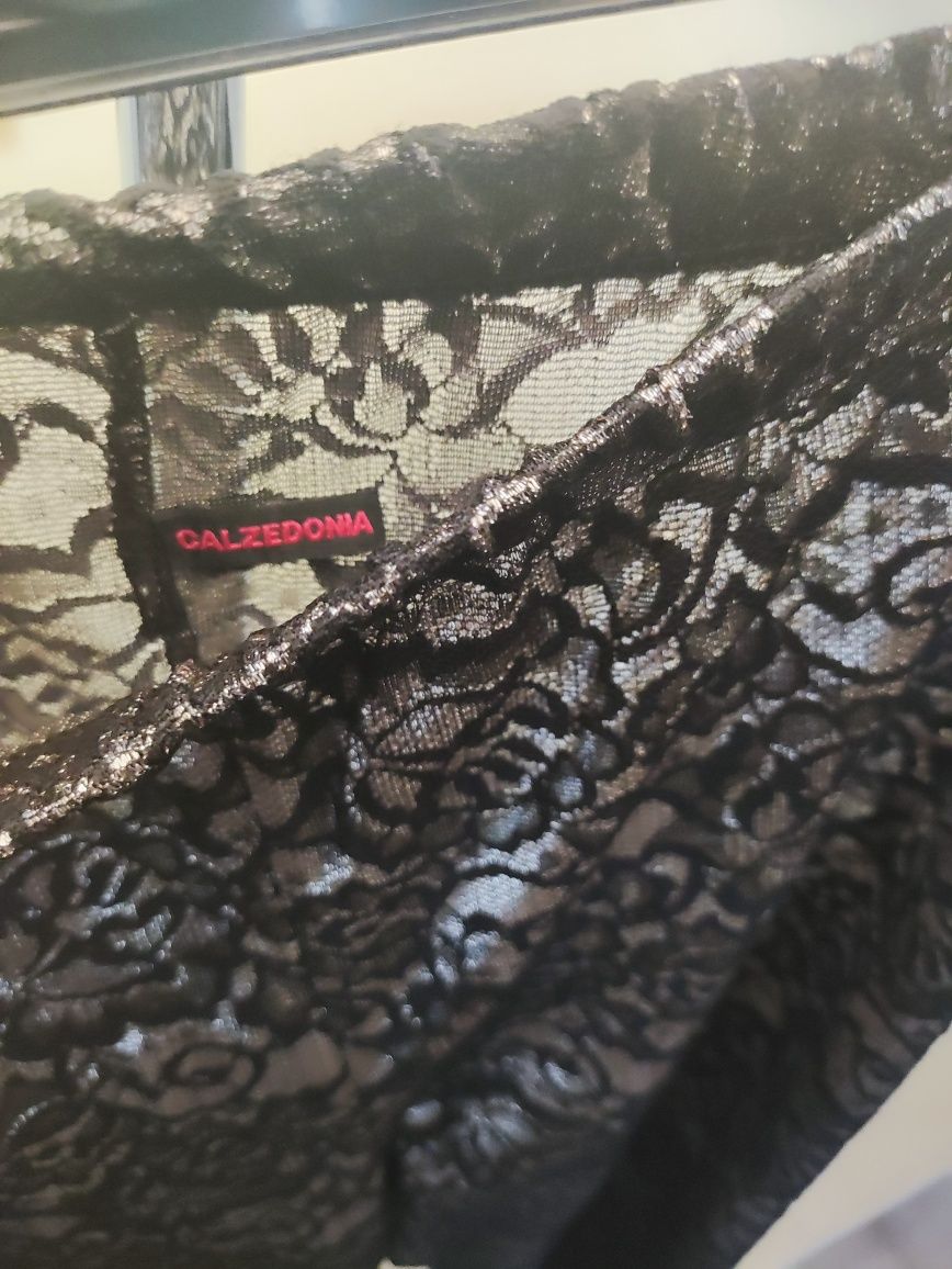 Linda legging tipo meia transparente