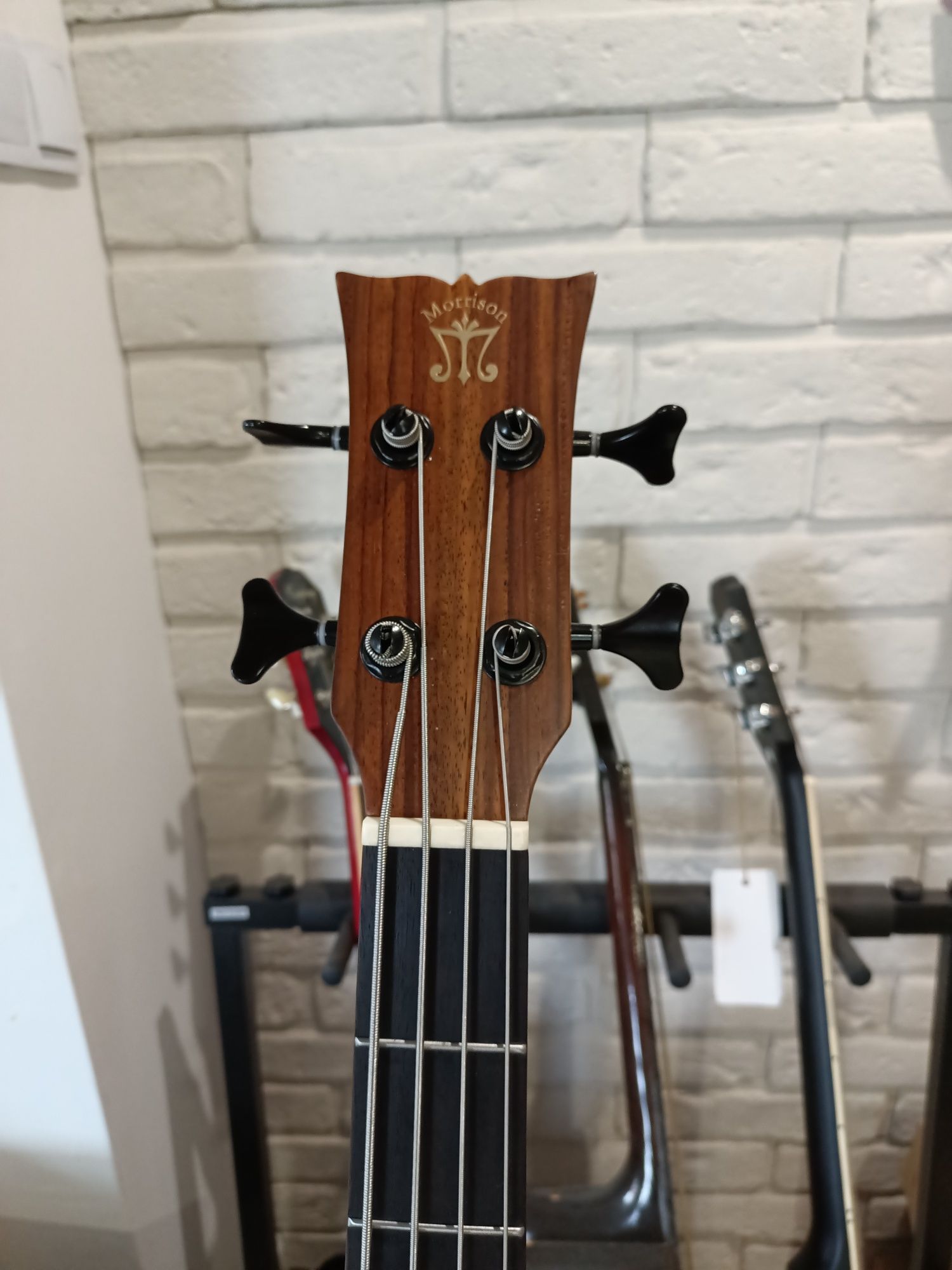 Gitara Elektroakustyczna Basowa Morrison M1012DB + futerał-Nowa/Okazja