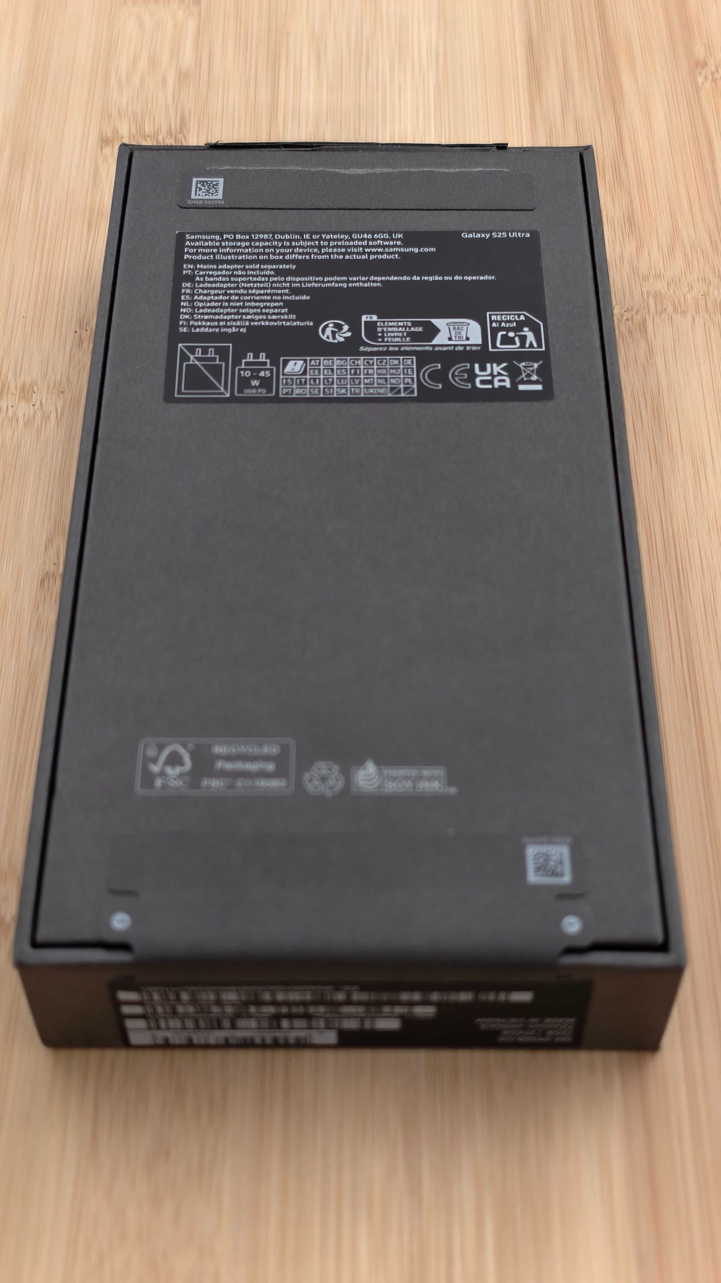 Samsung Galaxy S25 Ultra 256GB - Titanium Jetblack - Fatura e Garantia
