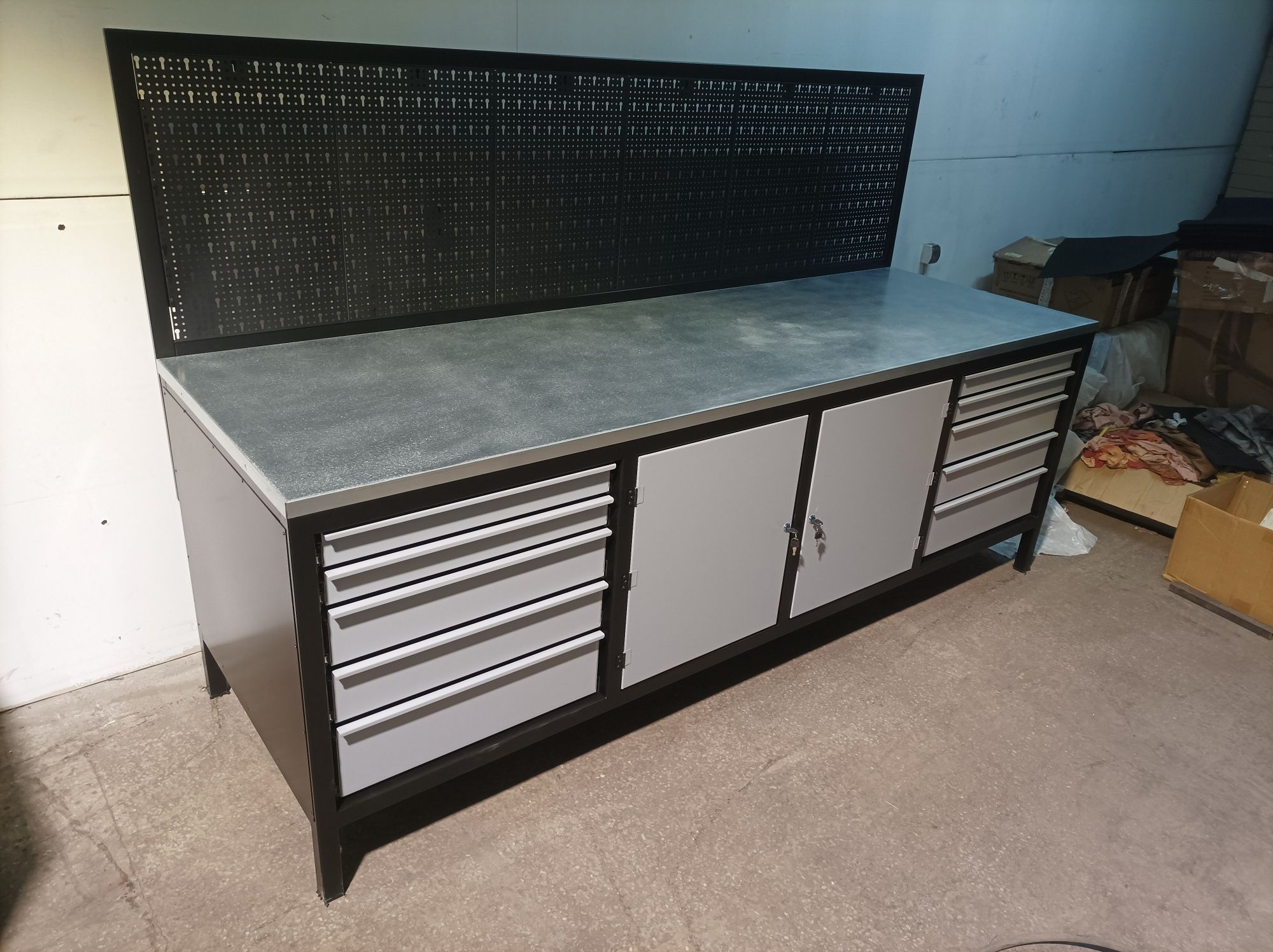 Stół warsztatowy metalowy 250x80 ciężki