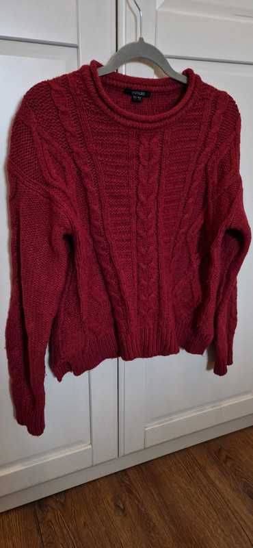 Bordowy sweter roz.S