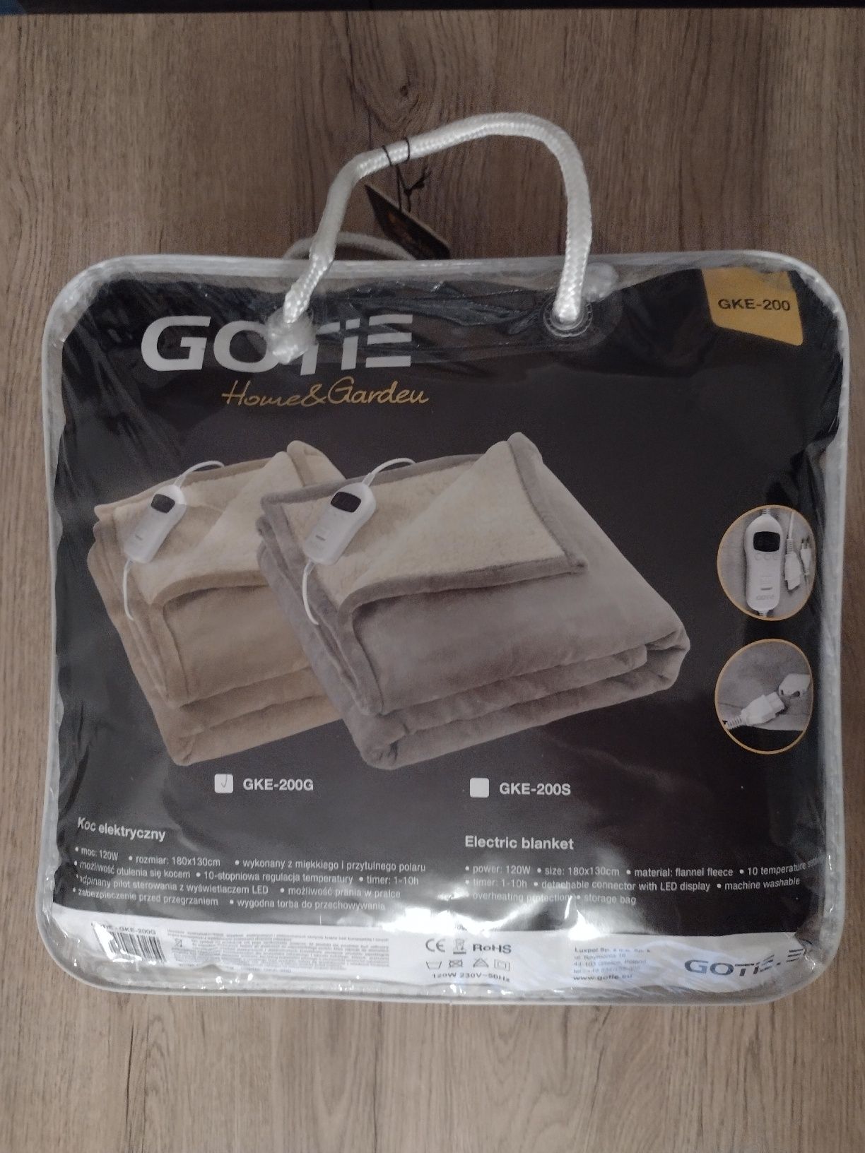 Koc elektryczny GOTIE GKE-200G