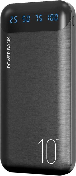 Power Bank 10 000 mAh 2 wyjściami USB 2.4 A i wejściem USB C [2264]