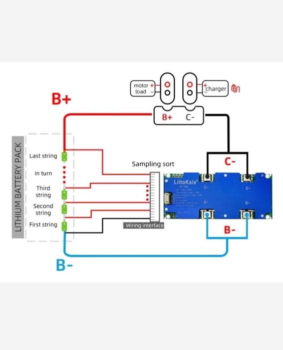 Остання. Плата BMS LiitoKala 4s 12v 100A, плата захисту