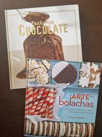 Livros "Paixão pelo Chocolate" e "A Arte das Bolachas" - Dupla do Círc