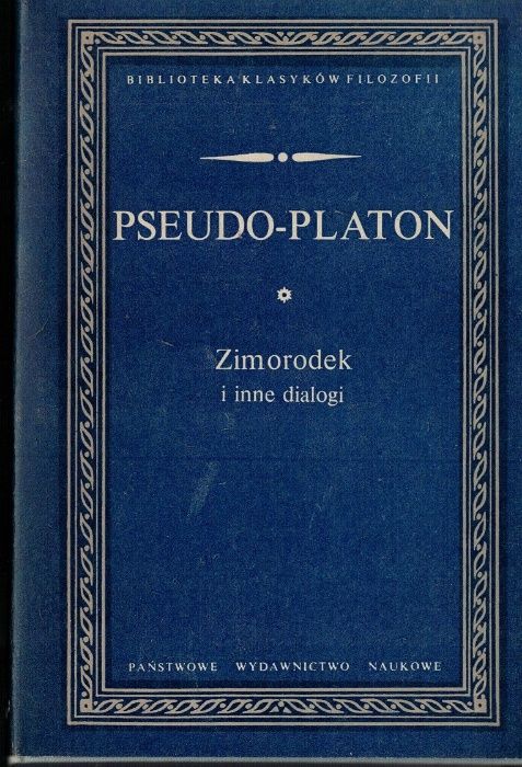 pseudo - PLATON Zimorodek i inne dialogi