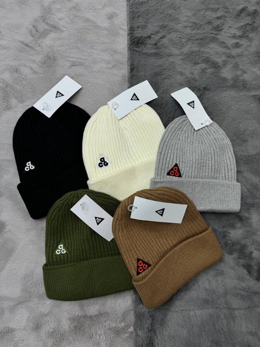 Шапка Nike Acg чорна/ шапка найк ацг біла/зелена/сіра/унісекс